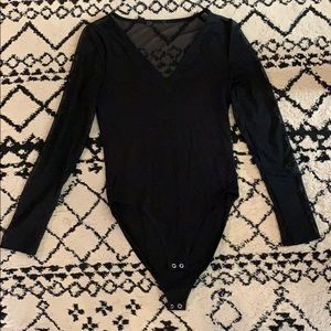 Express Mesh Black bodysuit!